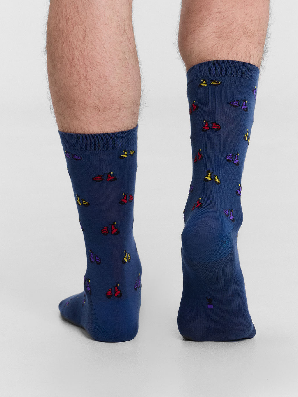 Носки Mark Formelle джинсовый 017K-3046 хлопок с эластаном синие набор 5 пар  фото 2