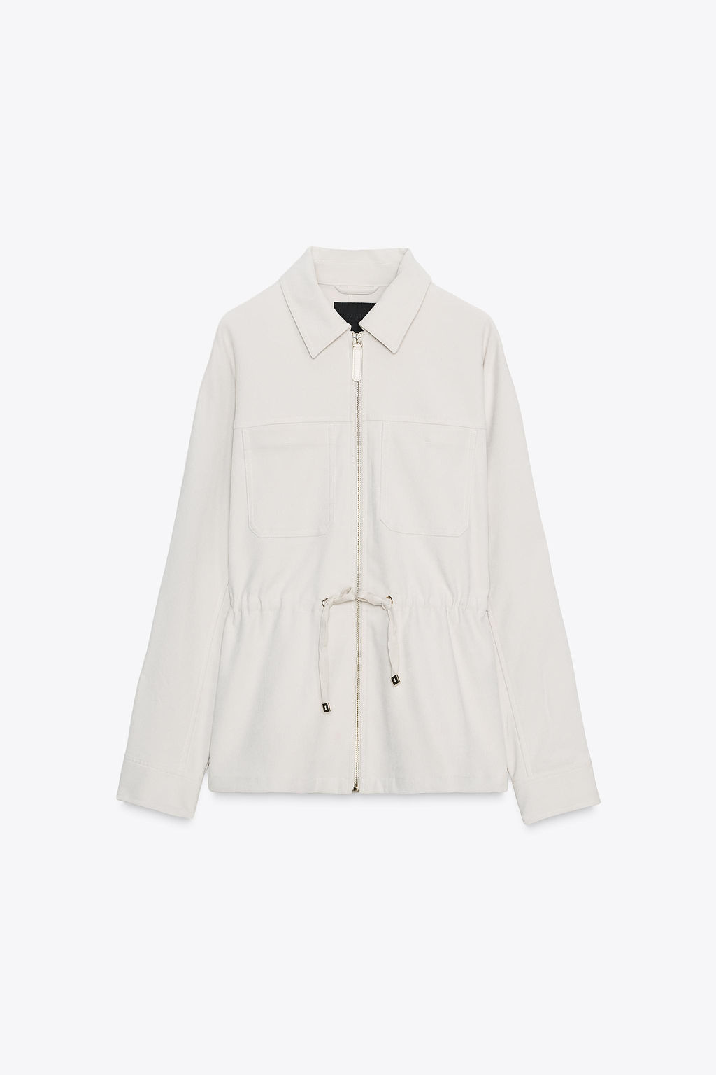 ADJUSTABLE WAIST JACKET WITH POCKETS - Zara фото 4