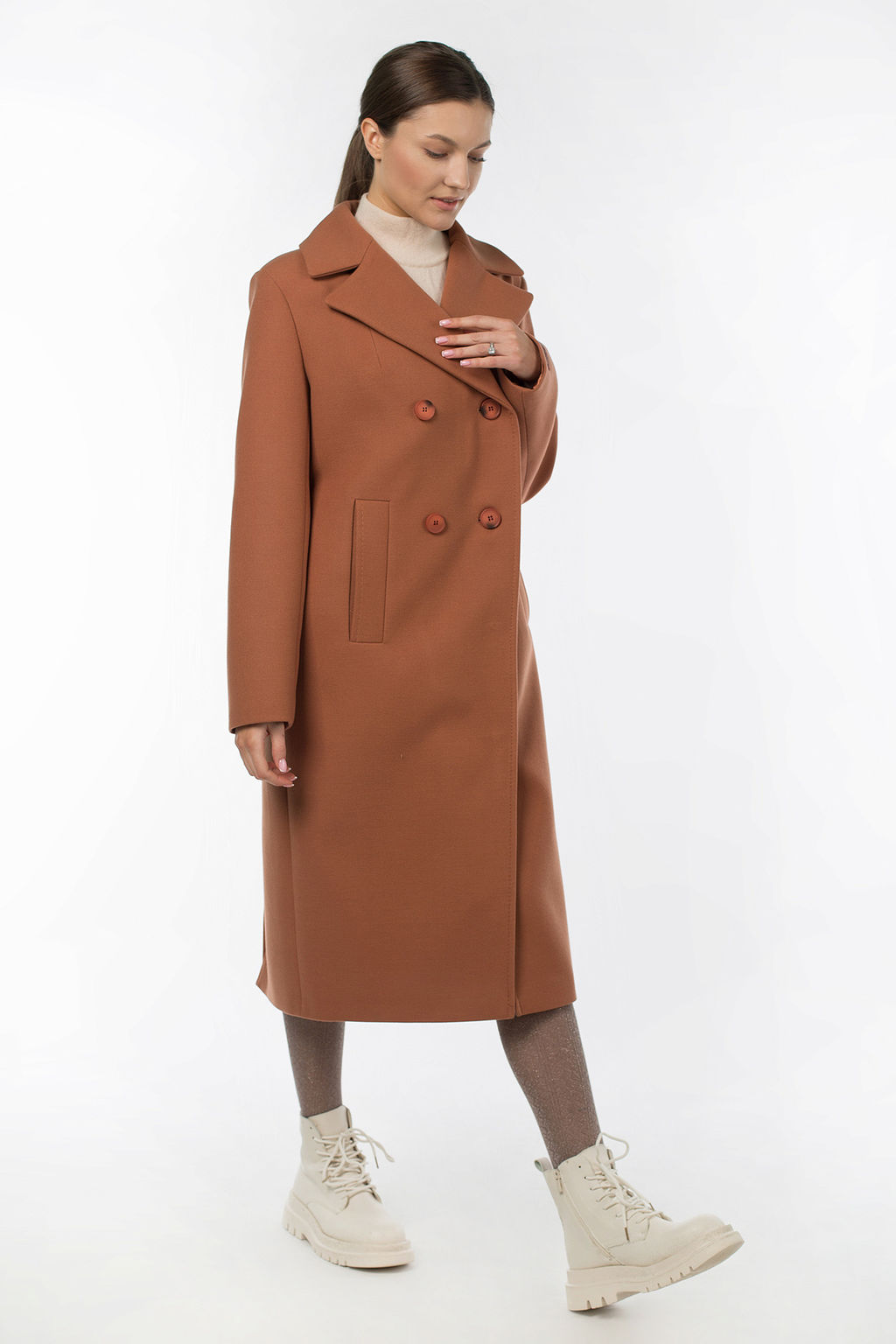 Пальто женское демисезонное - El podio фото 6