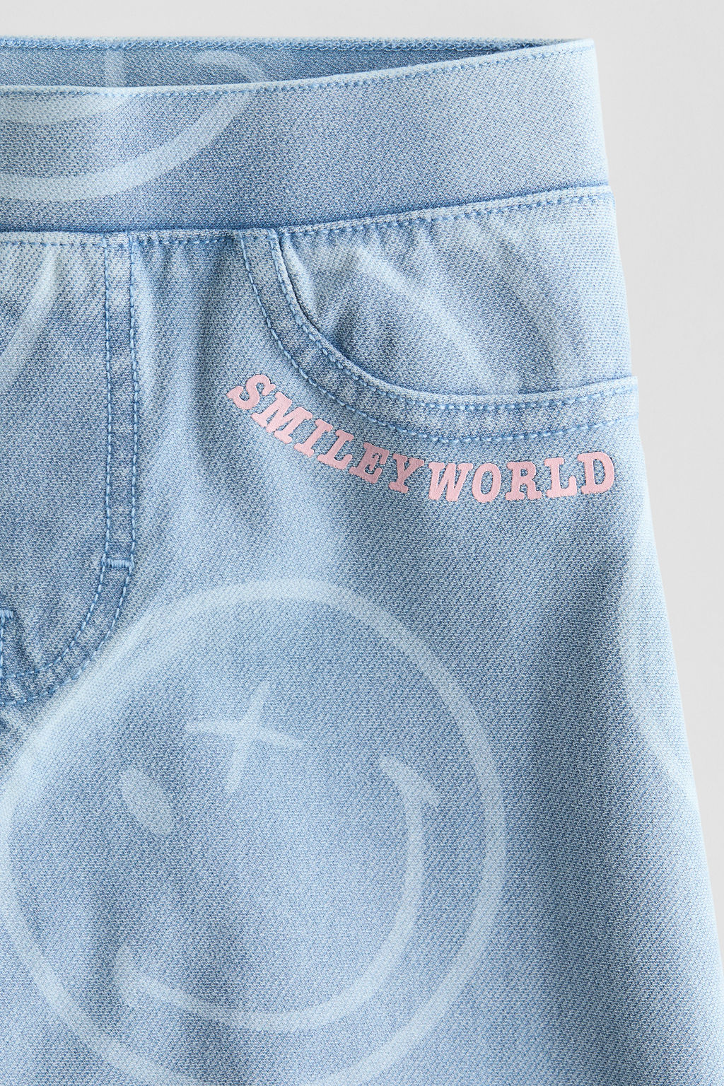 Pantal?n amplio efecto denim - H&m фото 3