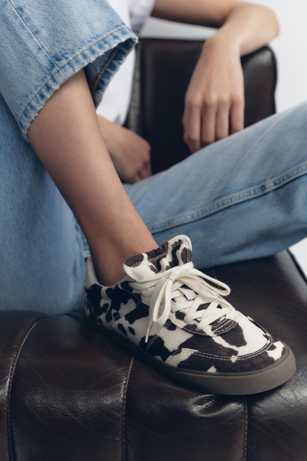 ANIMAL PRINT TRAINERS - Zara фото 2