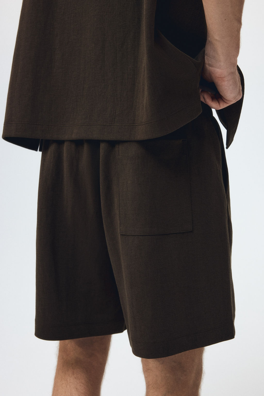Pantal?n corto interlock Relaxed Fit - H&m фото 7