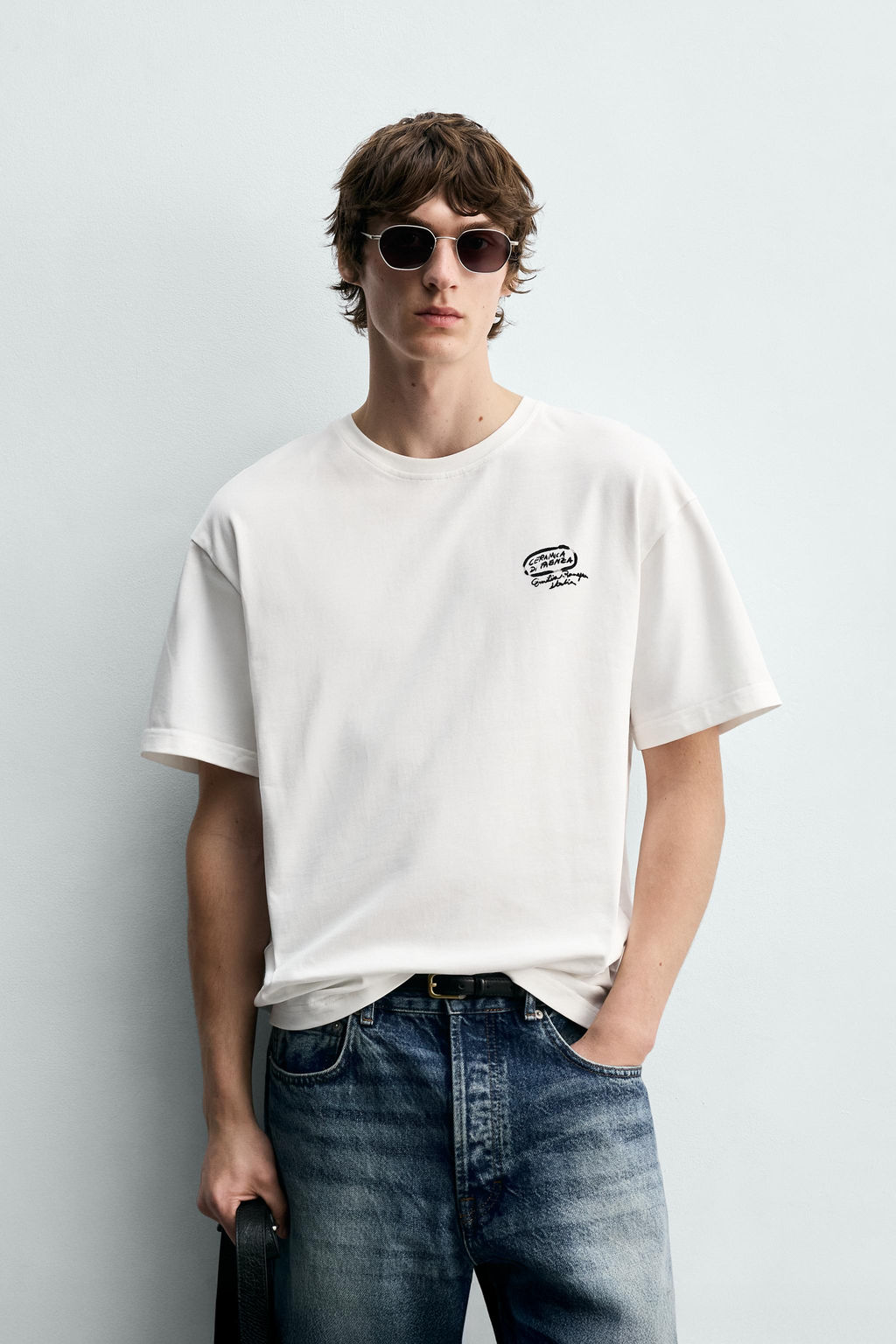 CAMISETA ESTAMPADOS CER?MICA / Blanco - Zara фото 2