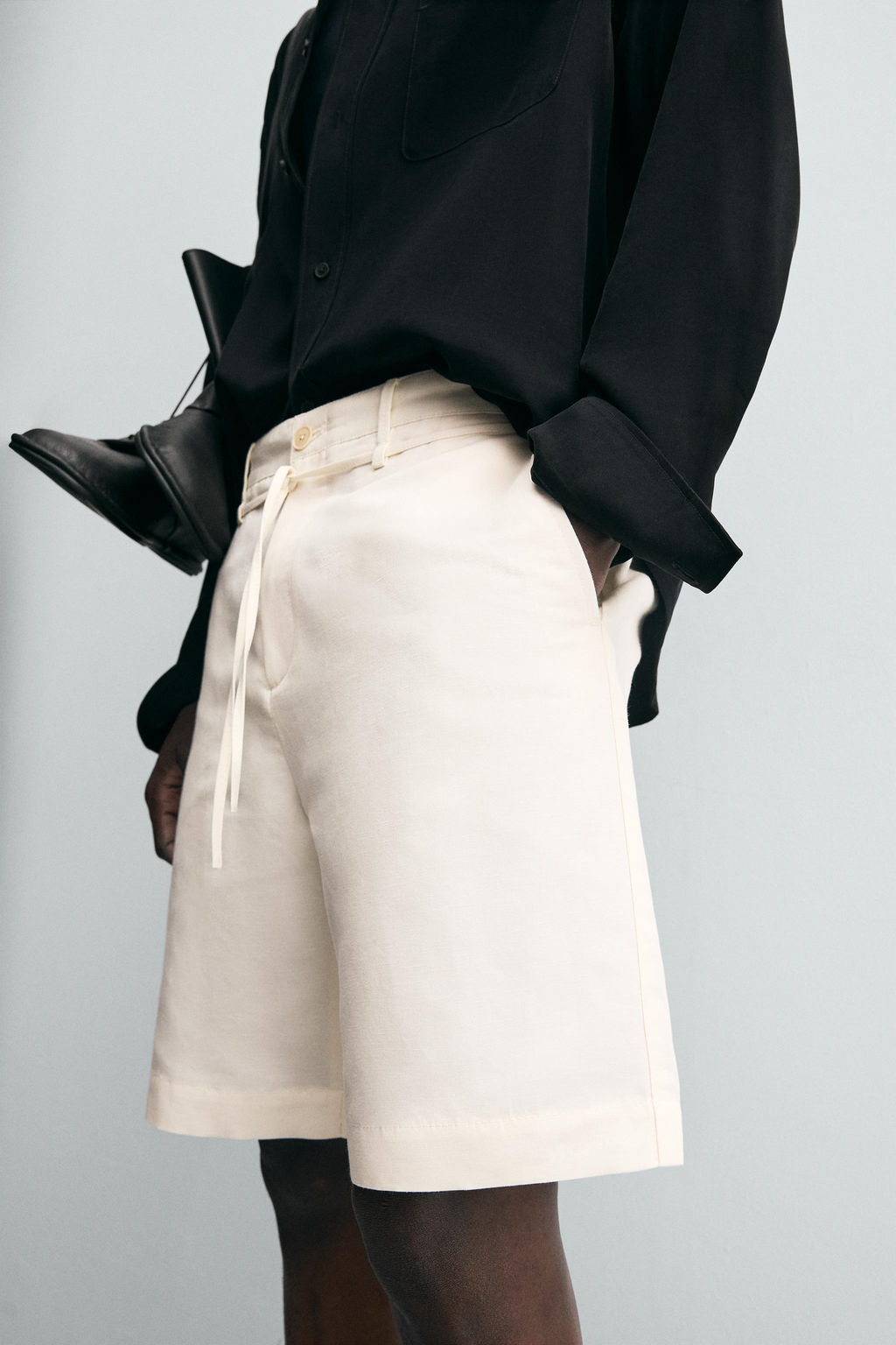 BERMUDA SHORTS WITH CORD - Zara фото 5