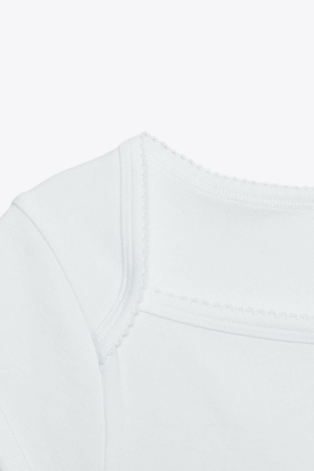 COTTON MODAL T-SHIRT - Zara фото 9