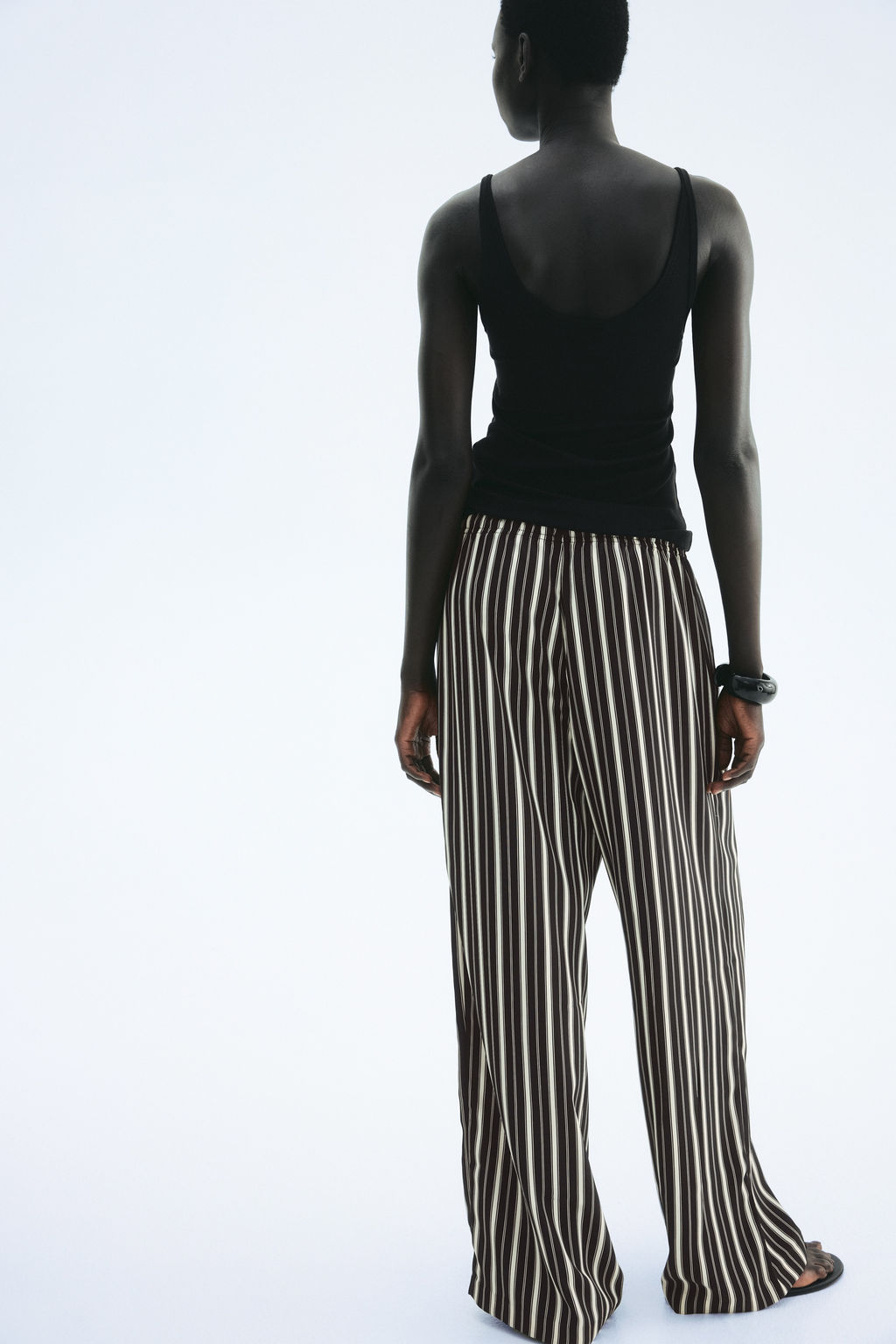 Pantal?n de sarga con cord?n de ajuste - H&m фото 8