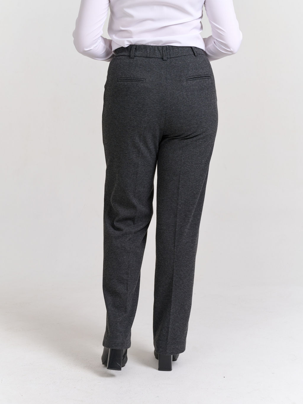 Брюки с резинкой в поясе с шерстью