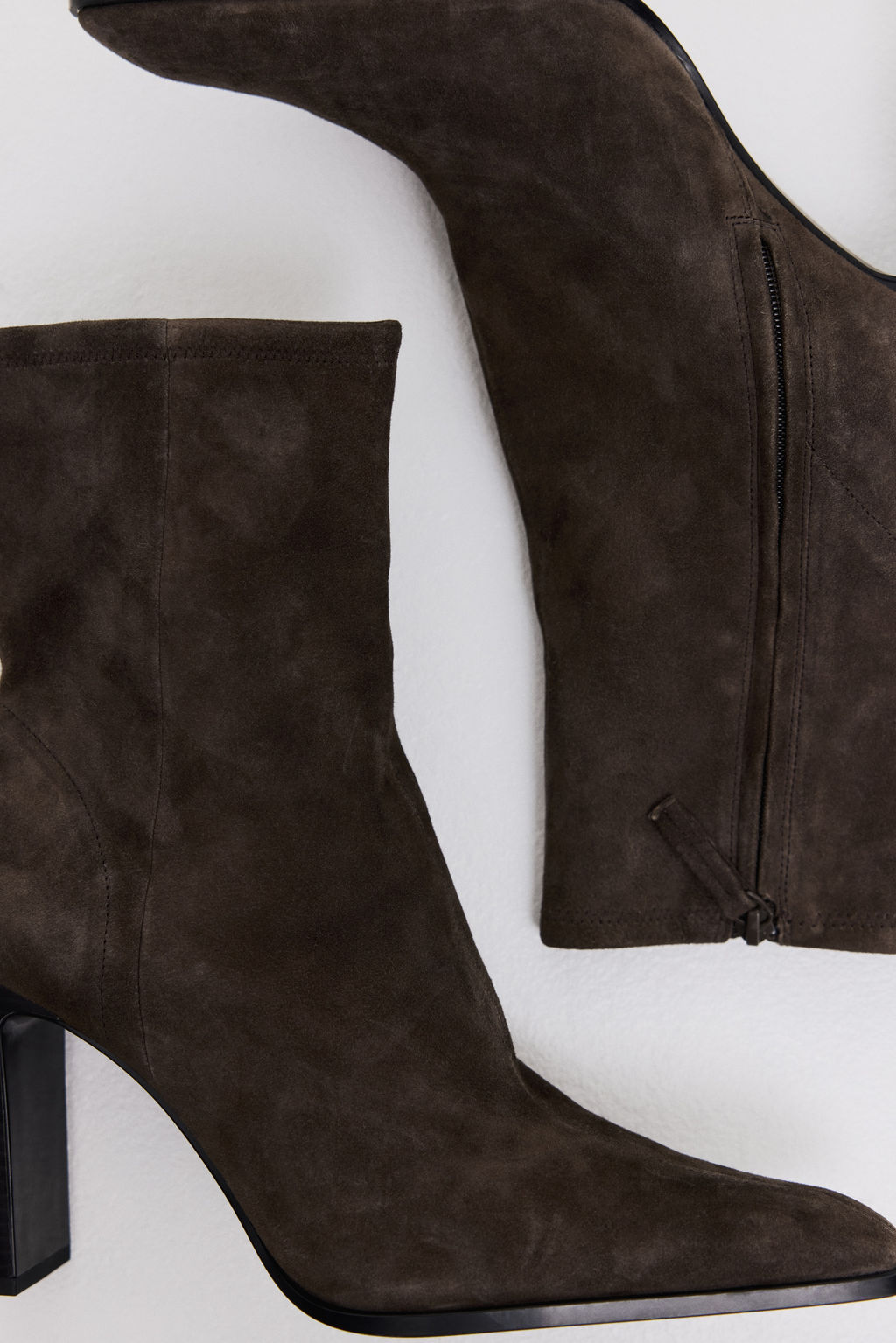 Botines calcet?n de ante con tac?n - H&m фото 3
