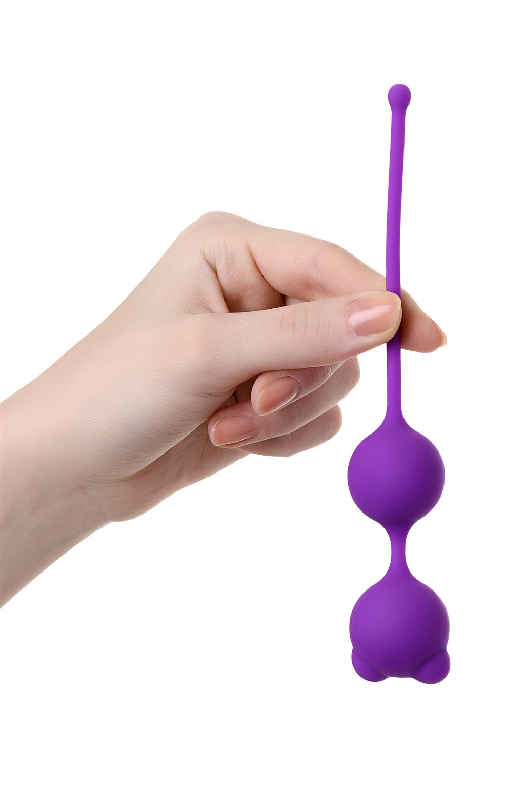 Вагинальные шарики A-Toys by TOYFA Meeko, силикон, фиолетовые, 16,4 см, 2,7 см  фото 3