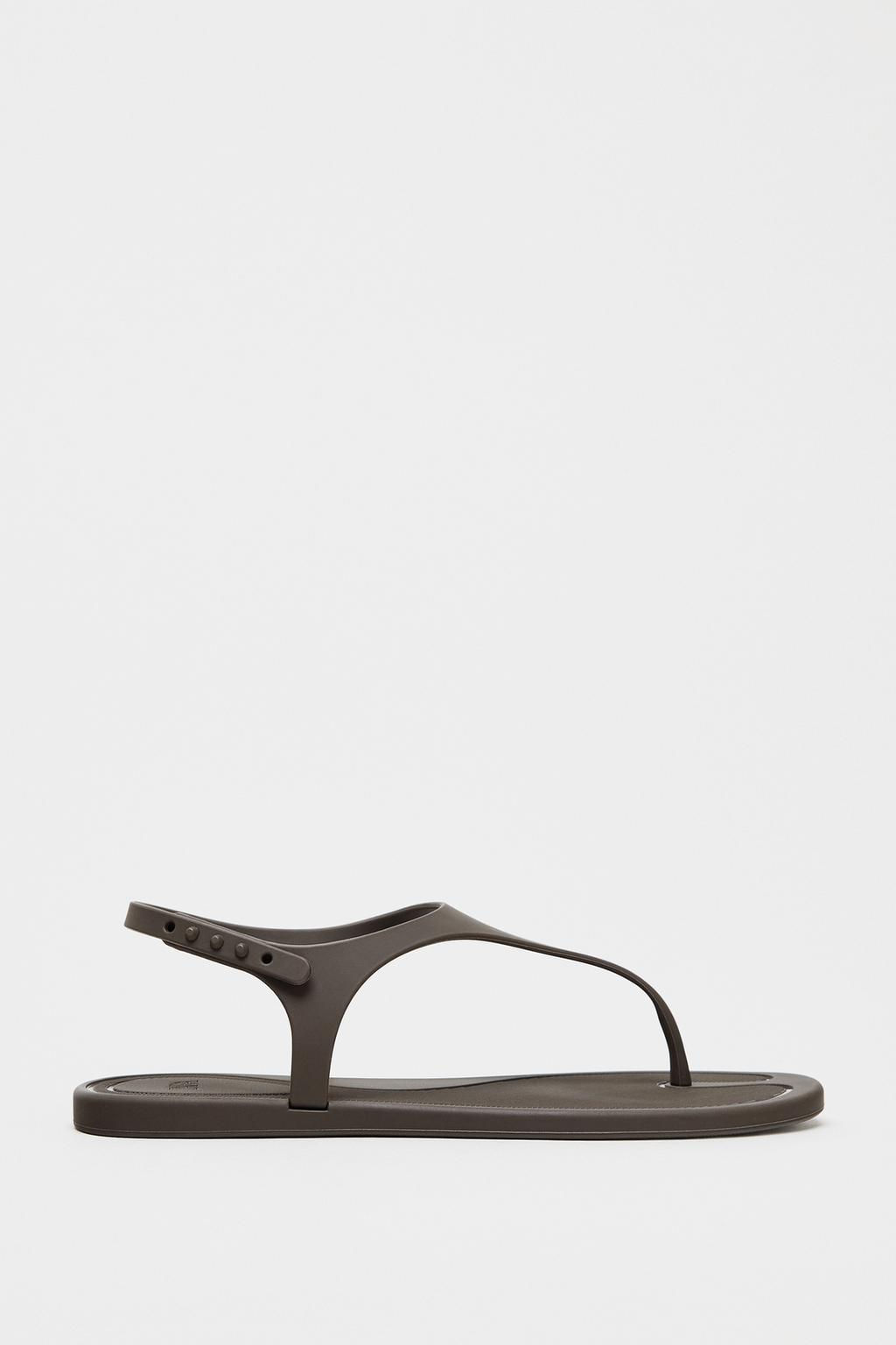 RUBBERISED SANDALS - Zara фото 2