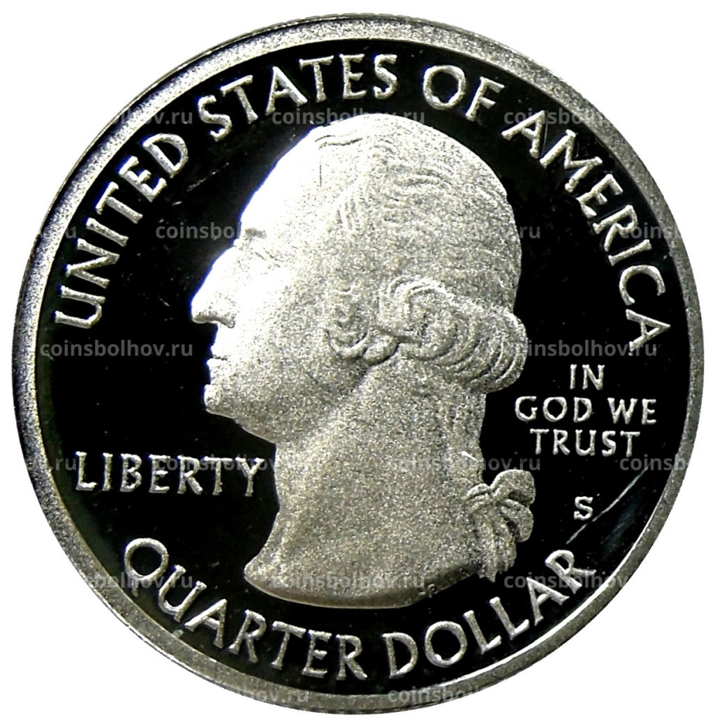 1/4 доллара (25 центов) 2012 года S США Национальные парки № 13  Акадия