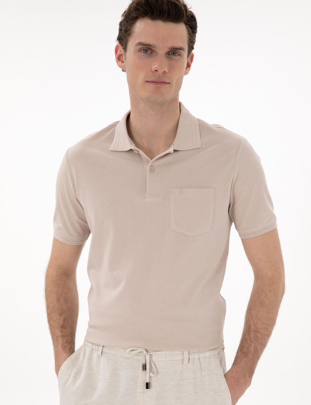 Ta_ Regular Fit %100 Pamuk Polo Yaka Basic Ti__rt