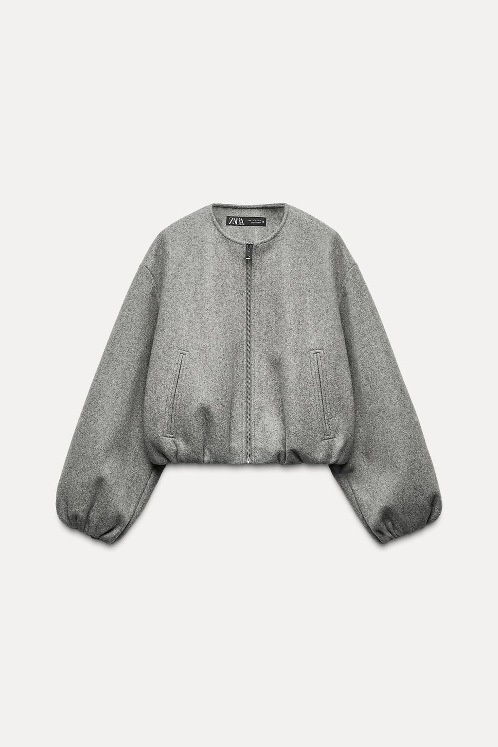 SOFT BOMBER JACKET WITH ELASTIC TRIMS - Zara фото 7