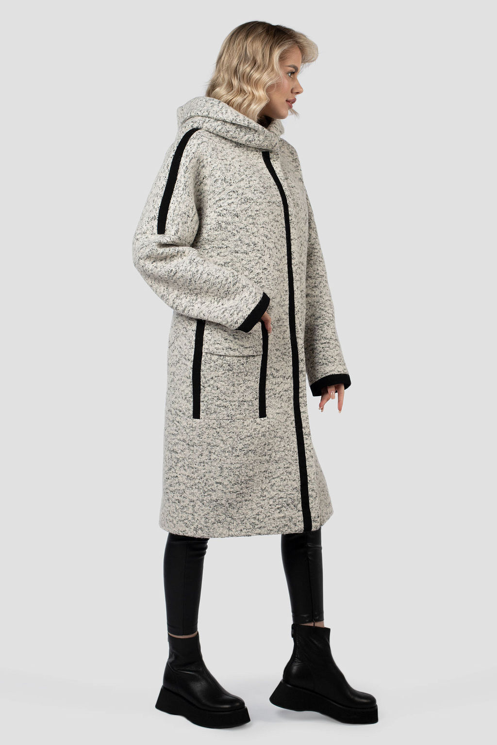 01-11970 Пальто женское демисезонное - El podio фото 5