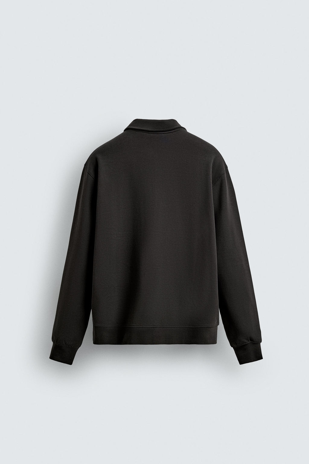 SUDADERA POLO INTERLOCK CREMALLERA / Marr?n / Topo - Zara фото 8