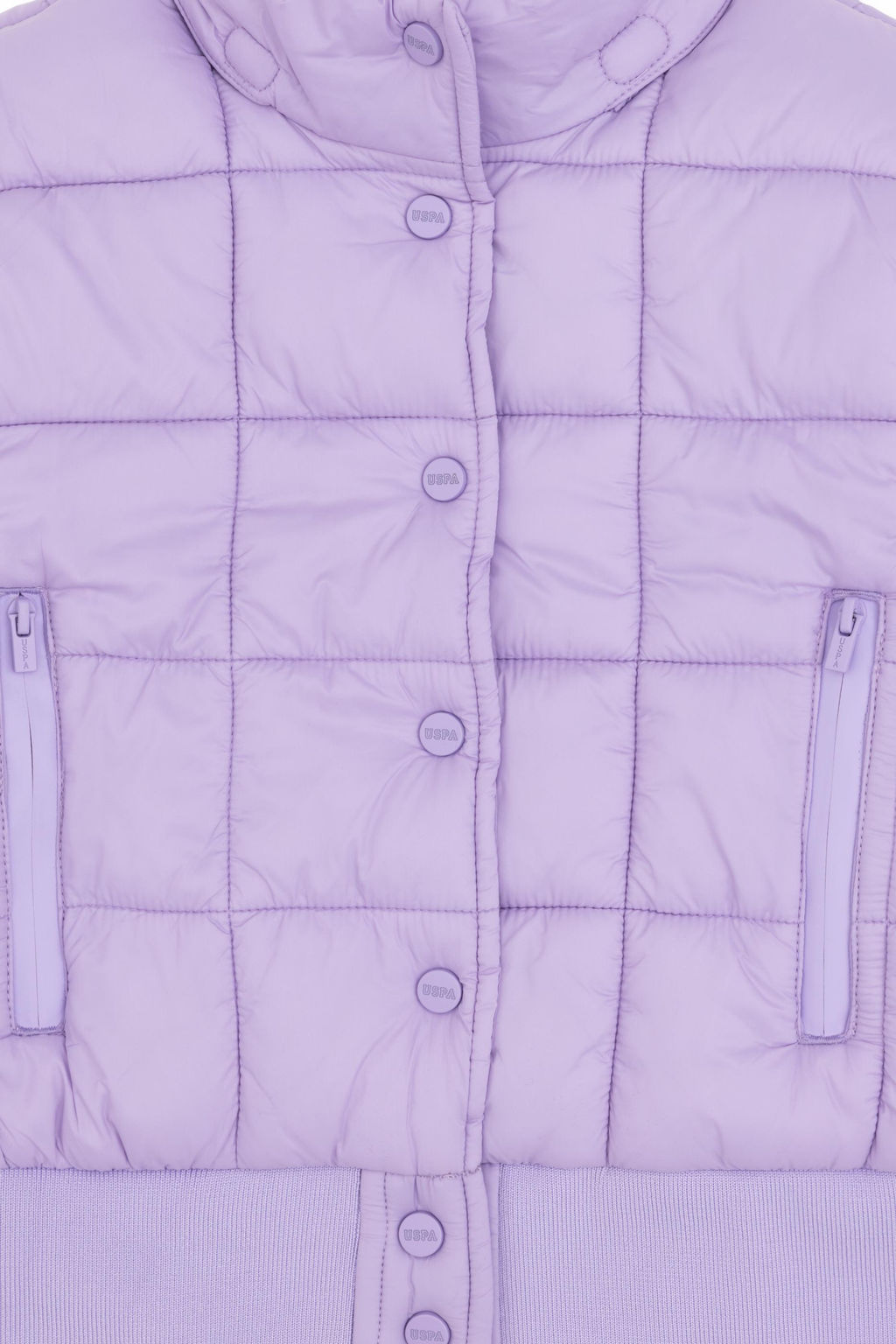 Сиреневое пальто для девочки - U.s. polo assn фото 3