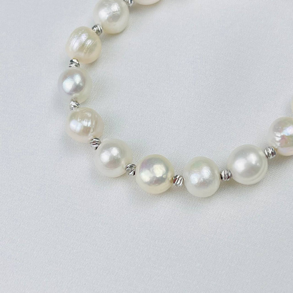 Браслет регулируемый с Жемчугом от 16 см