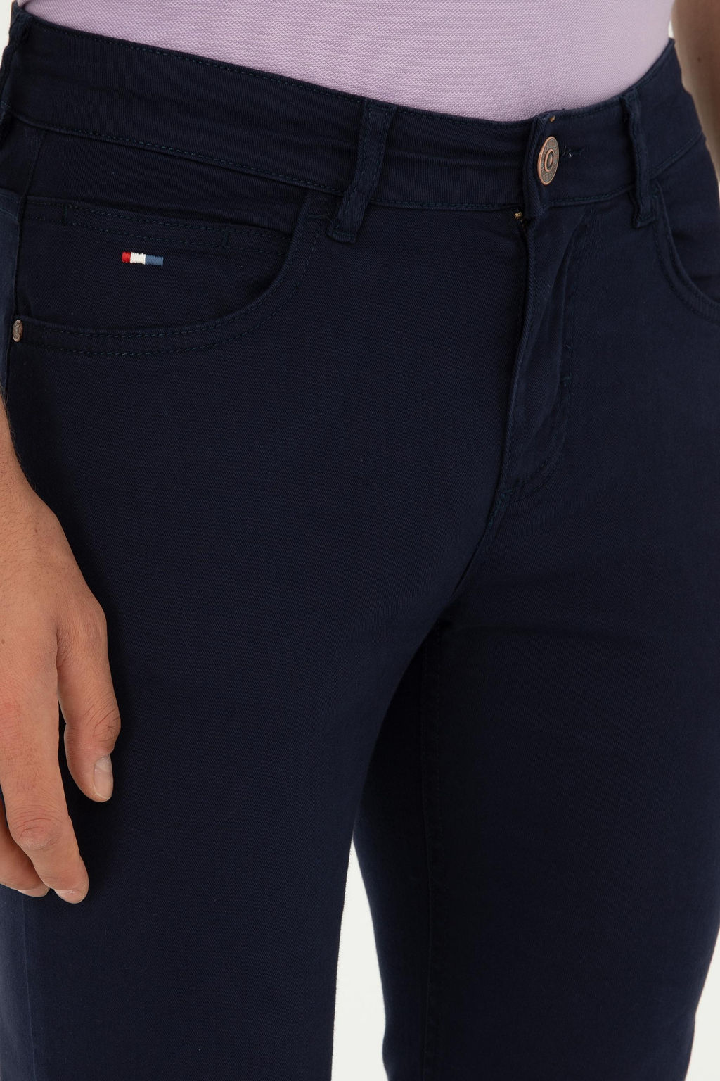 Мужские брюки из темно -синего холста Неожиданная скидка в корзине - U.s. polo assn фото 5