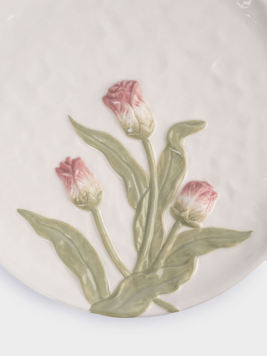 Блюдо, 24 см, керамика, молочное, Тюльпаны, Tulip - Anna lafarg фото 4