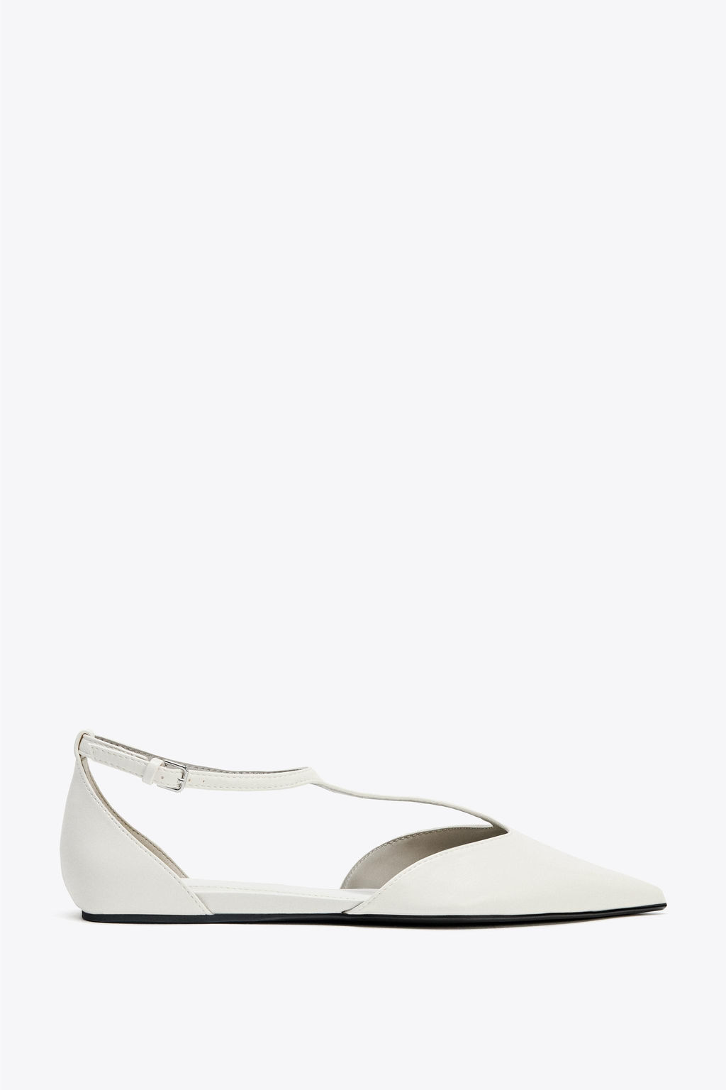 FLAT SHOES WITH ANKLE STRAP - Zara фото 7
