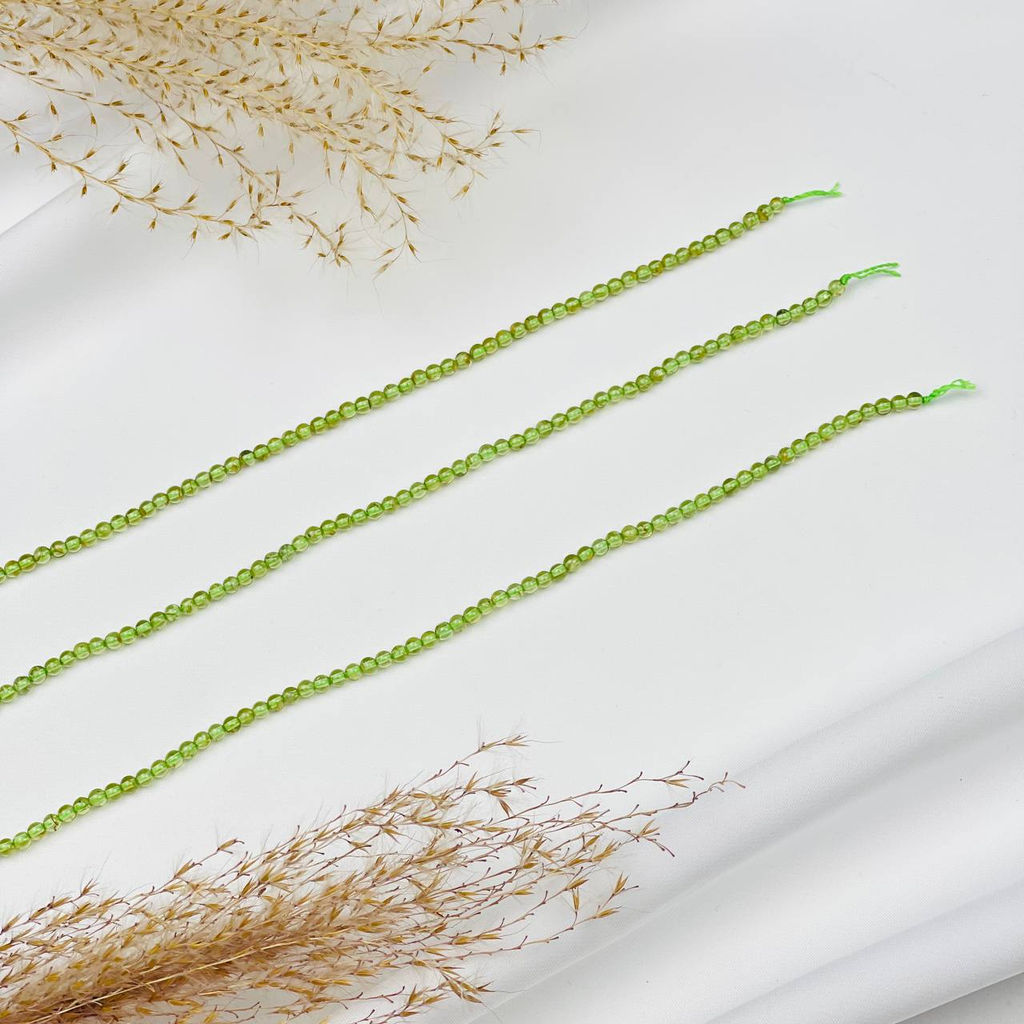 Бусины для украшений из Хризолита (110 бусин)