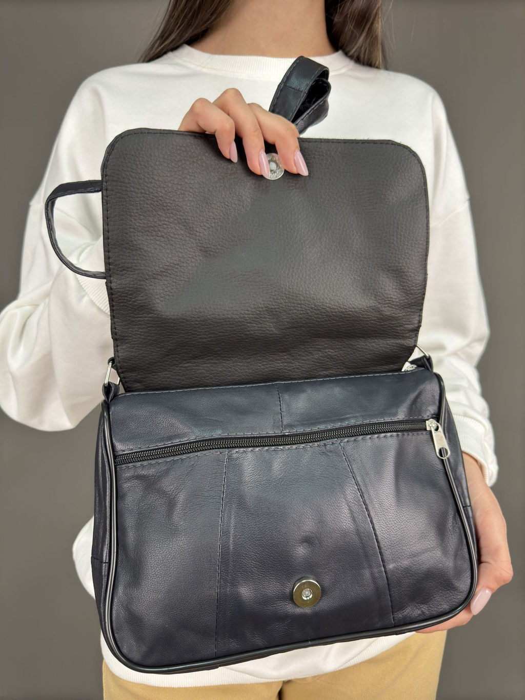 Сумка женская из телячьей кожи