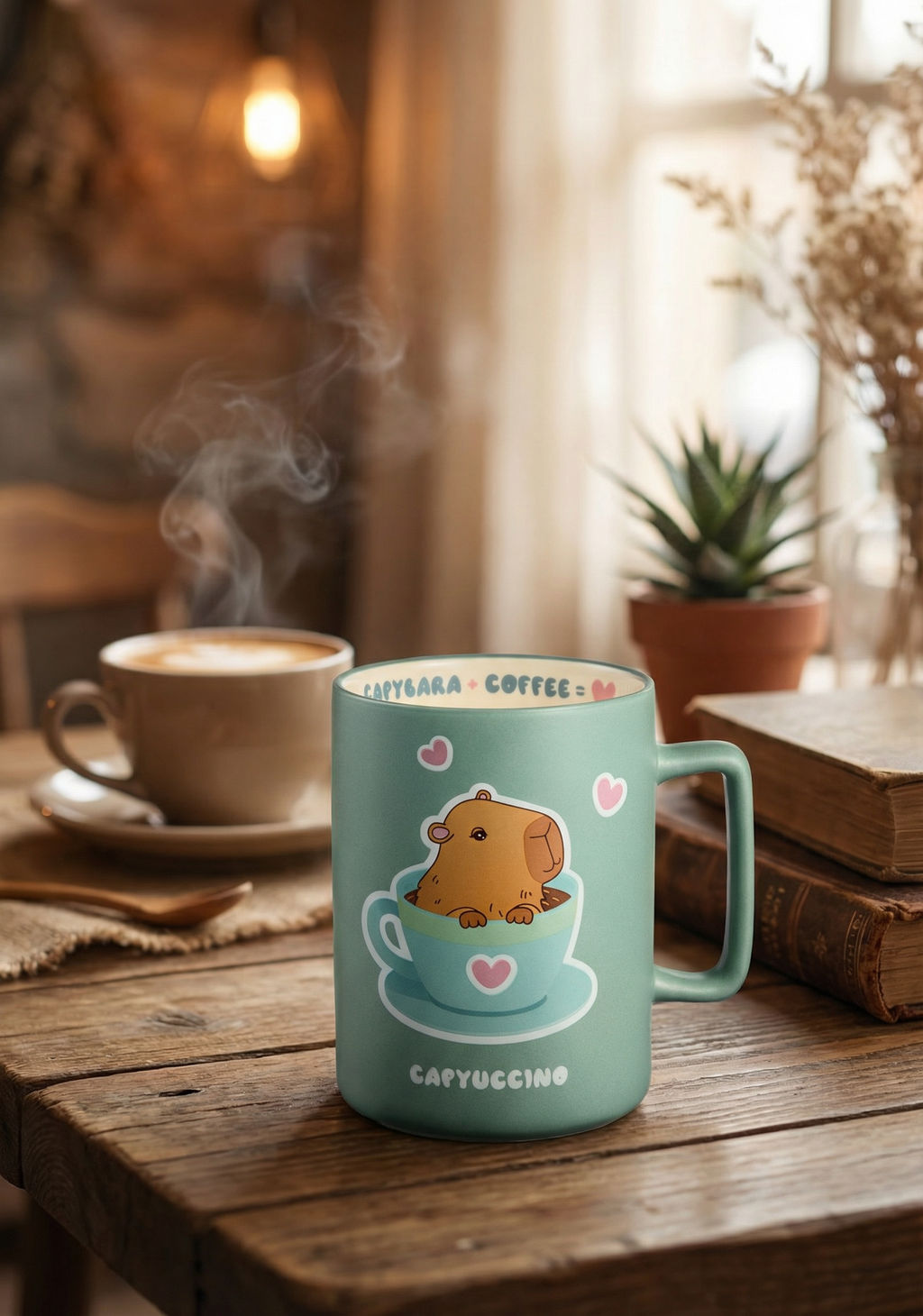 Кружка Lefard Capybara+Coffee 400 мл фарфор  фото 7