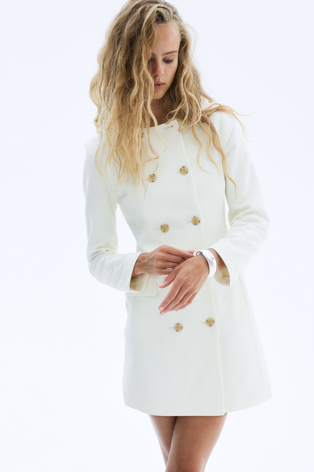 Vestido blazer de doble botonadura - H&m фото 7