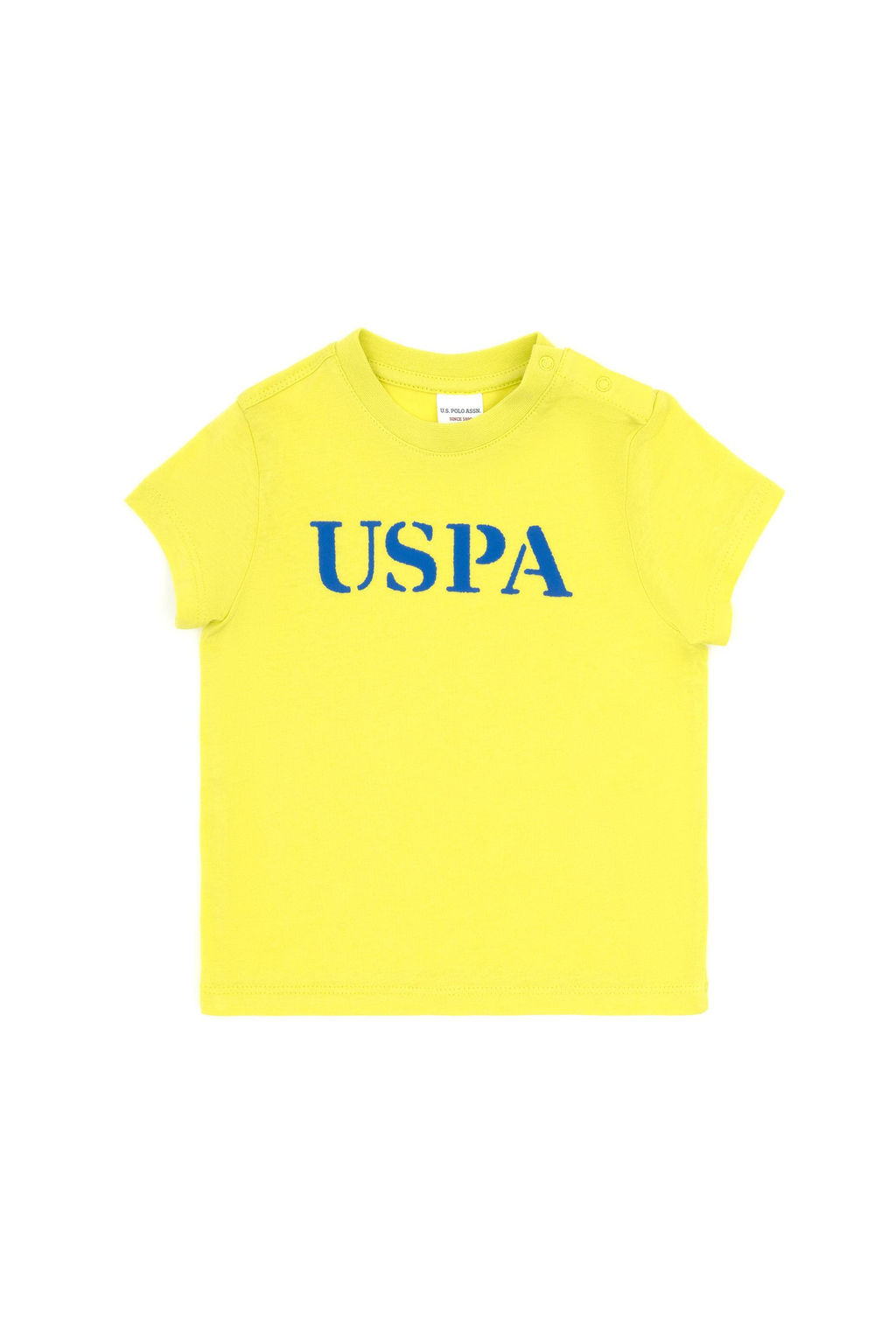 Неоново-желтая базовая футболка для мальчика - U.s. polo assn фото 6