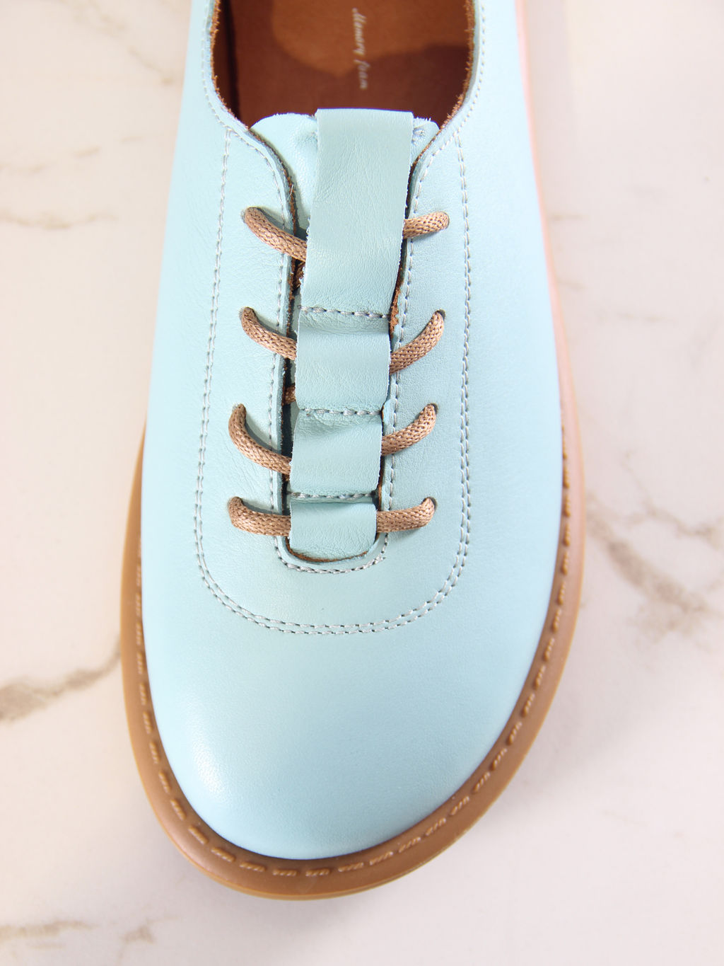 Туфли 107.ОКСЕbr.Мята+коричневый