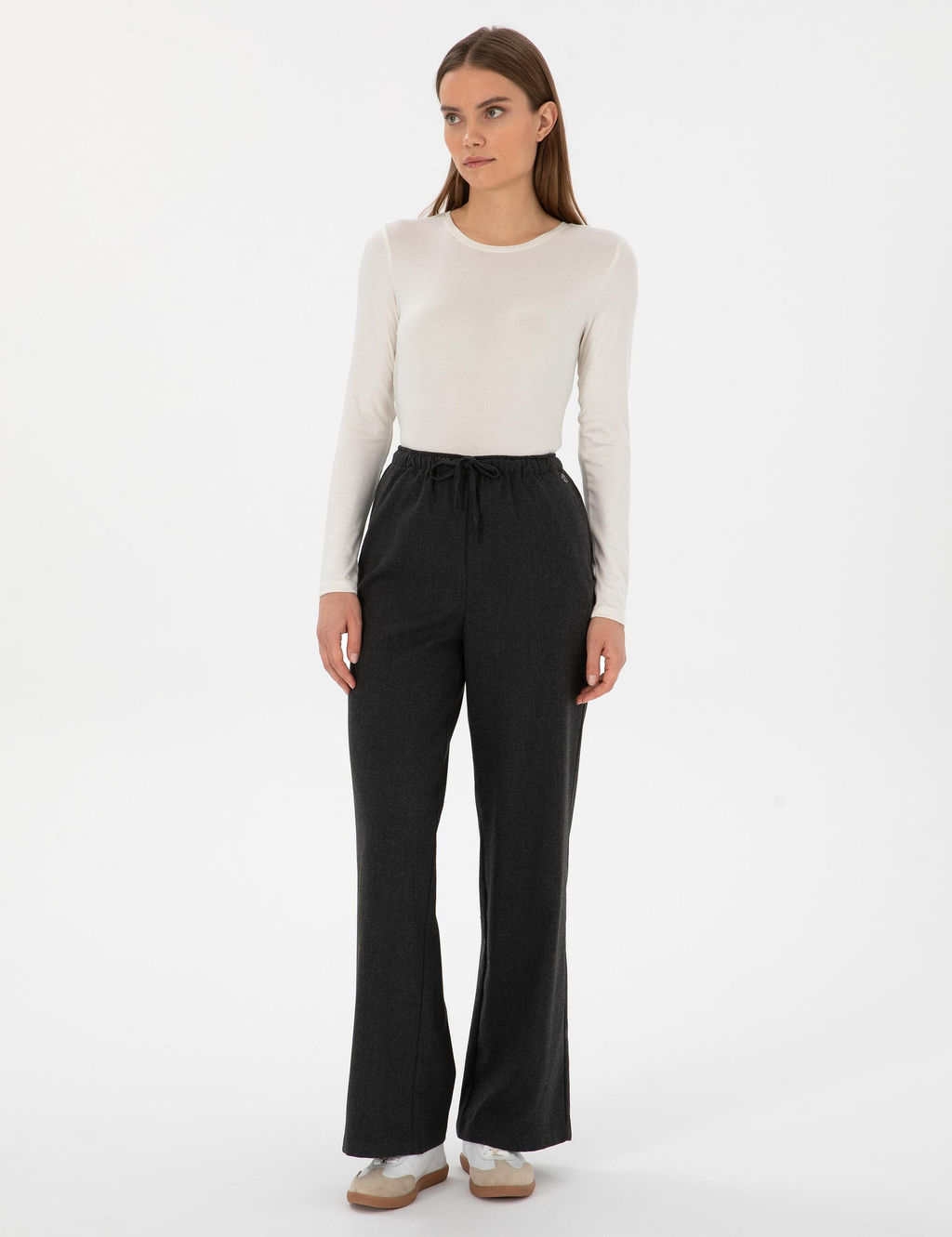 Antrasit Loose Fit Kanvas Pantolon - Pierre cardin фото 3