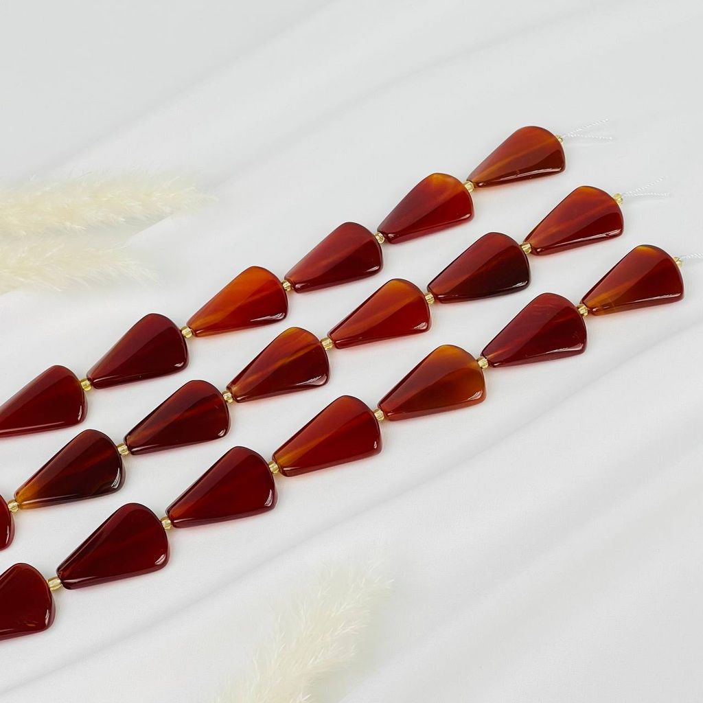 Бусины для украшений из Сердолика 40 см