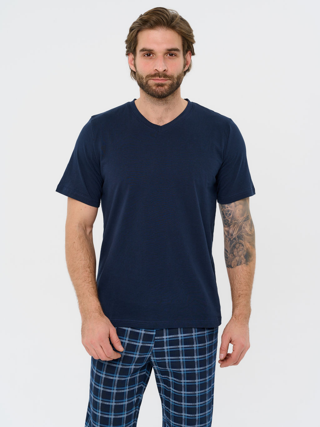 Пижама Грант_М331/темно-голубой - Ihomelux фото 3