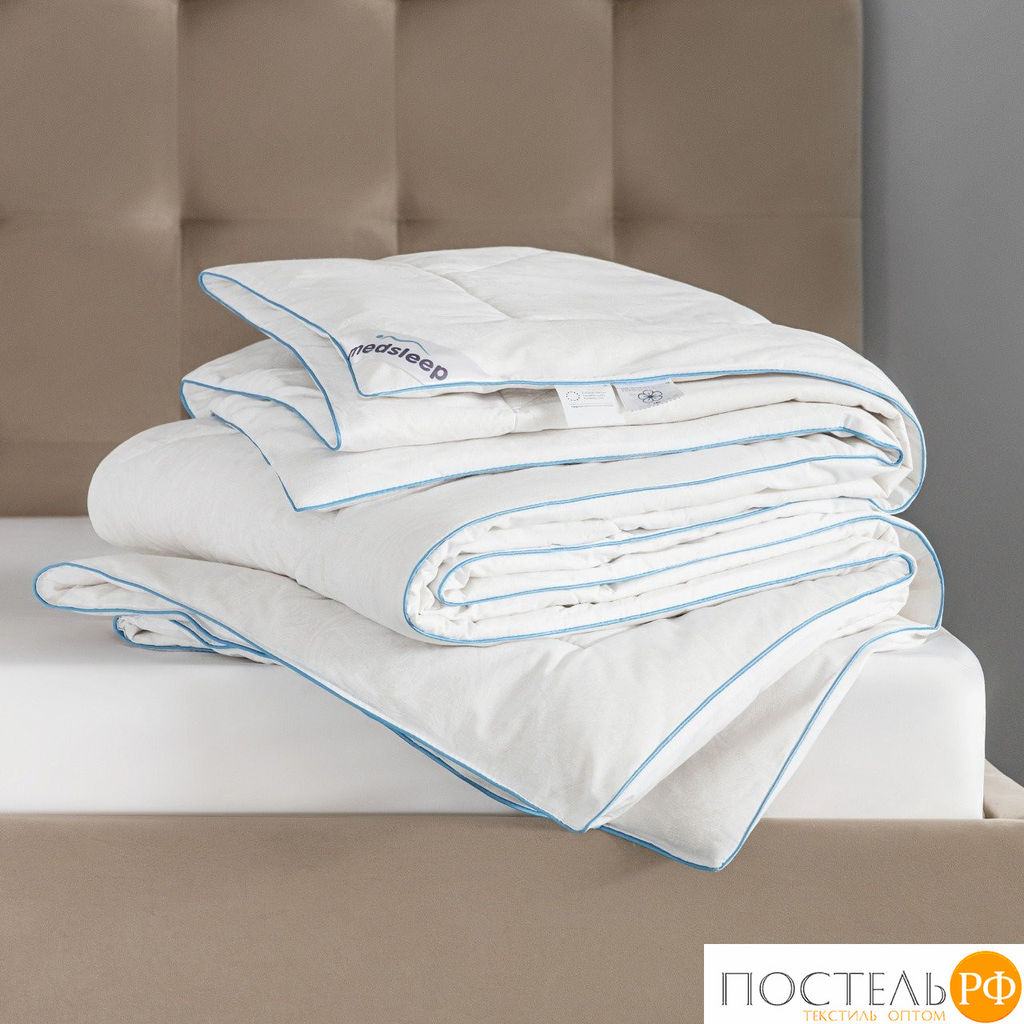 MedSleep SKYLOR Одеяло 220х240, 1пр,хлопок/лен/микровол.; 200 гр/м2  фото 13