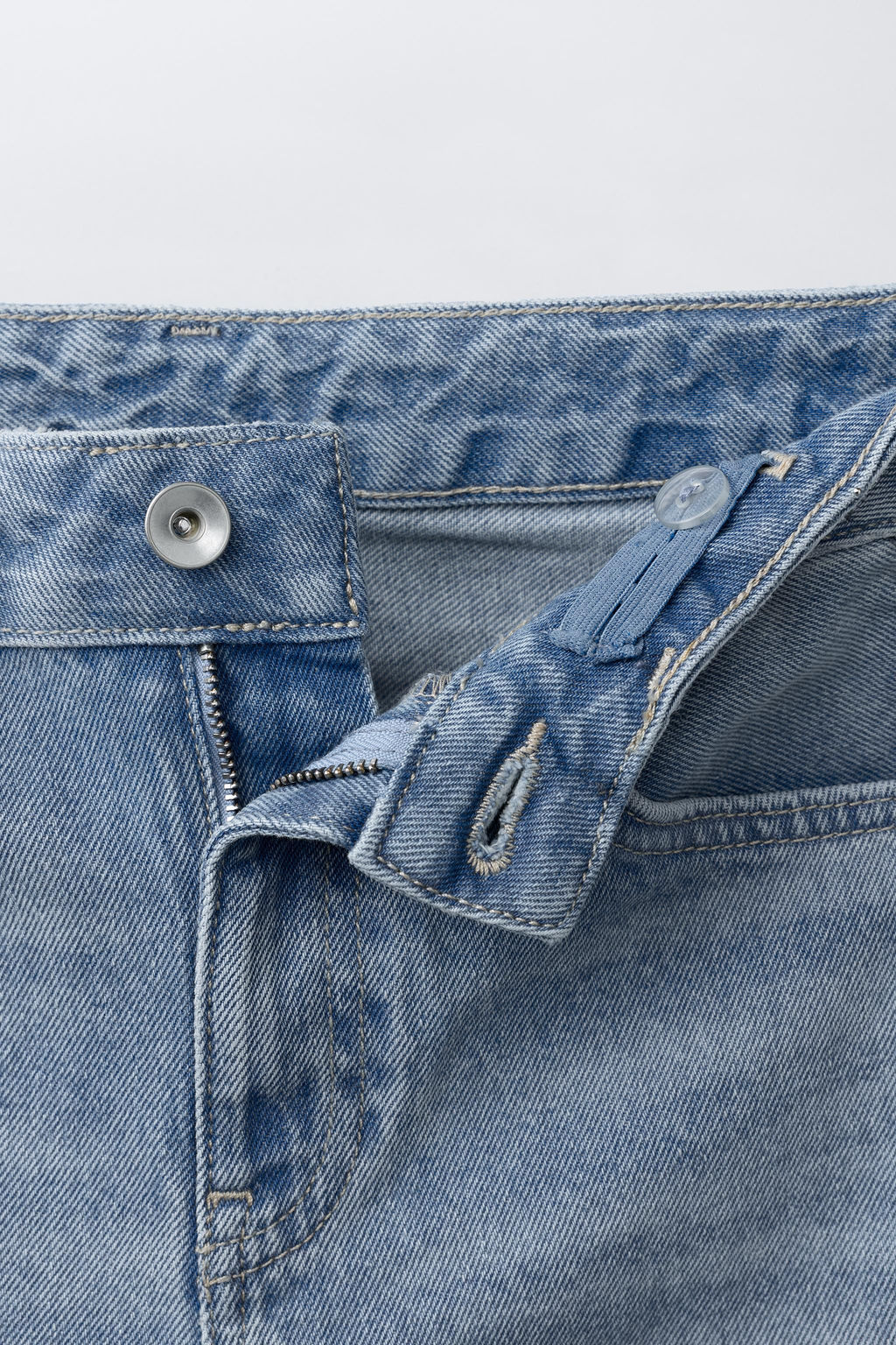 JEANS BALLOON BORDADO / Azul - Zara фото 3