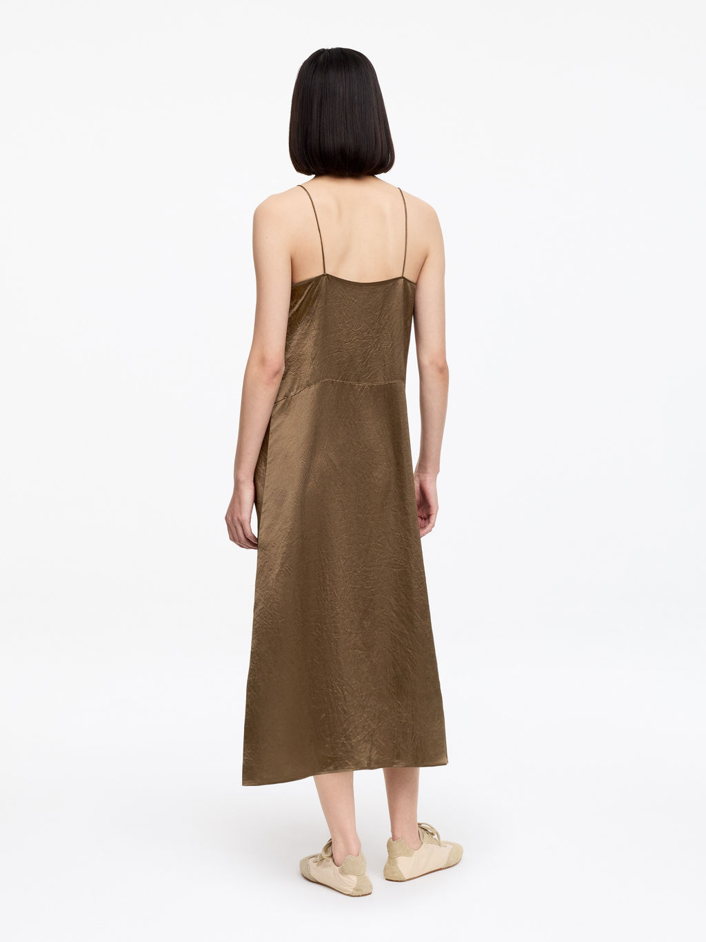 Vestido lencero de sat?n - H&m фото 7
