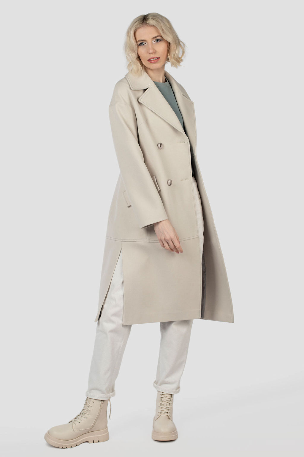 Пальто демисезонное (пояс)