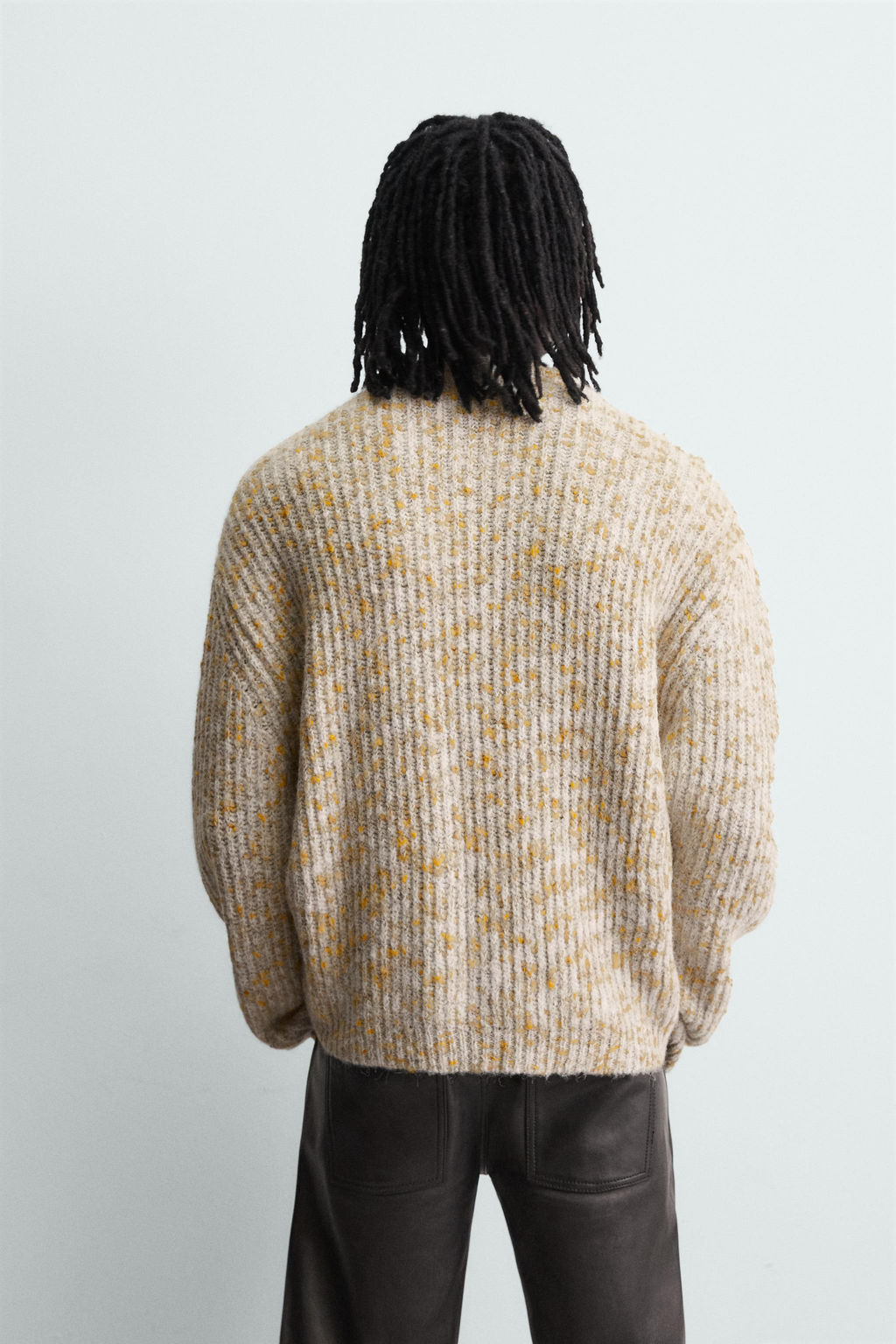 CONTRAST TEXTURED JUMPER - Zara фото 3