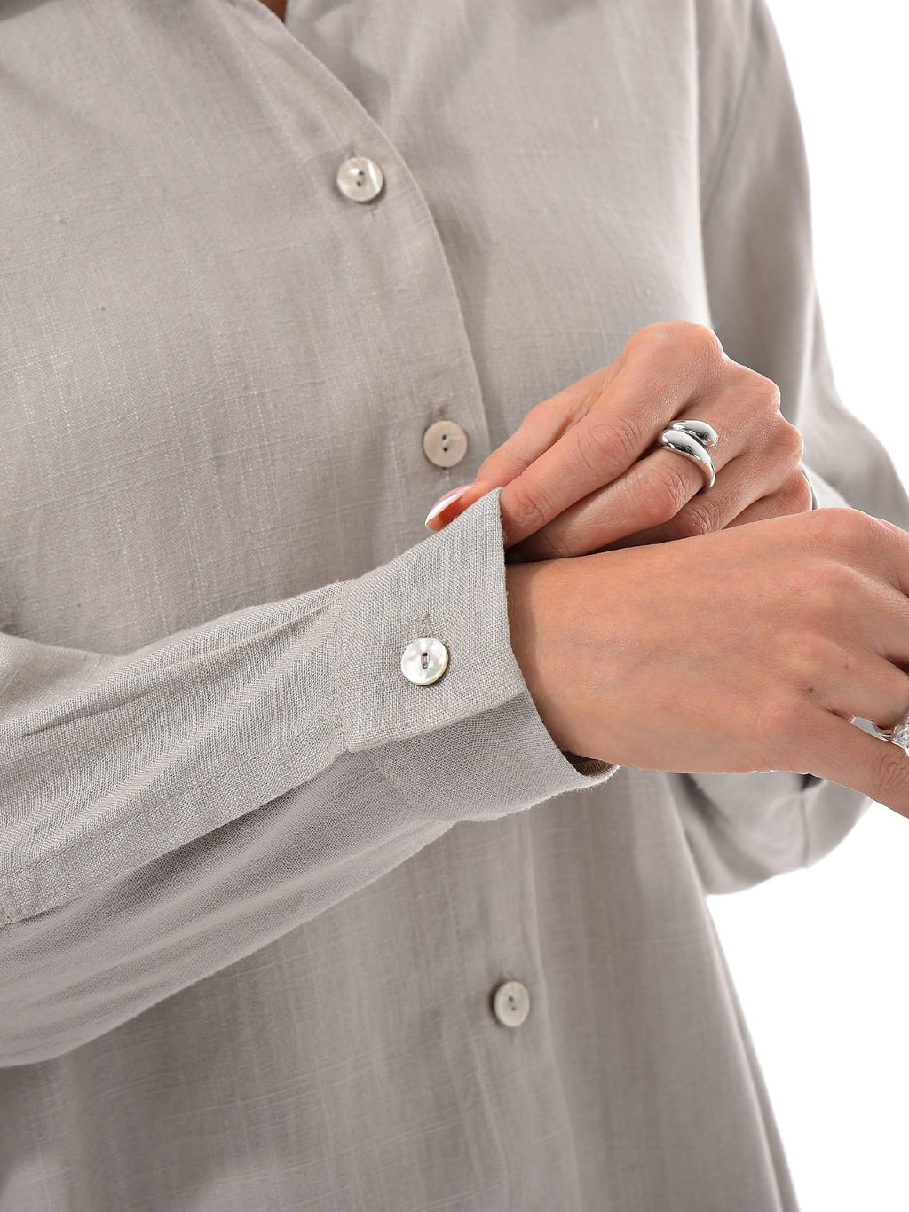 рубашка  80% вискоза, 20% лен - А+б коллекция фото 9