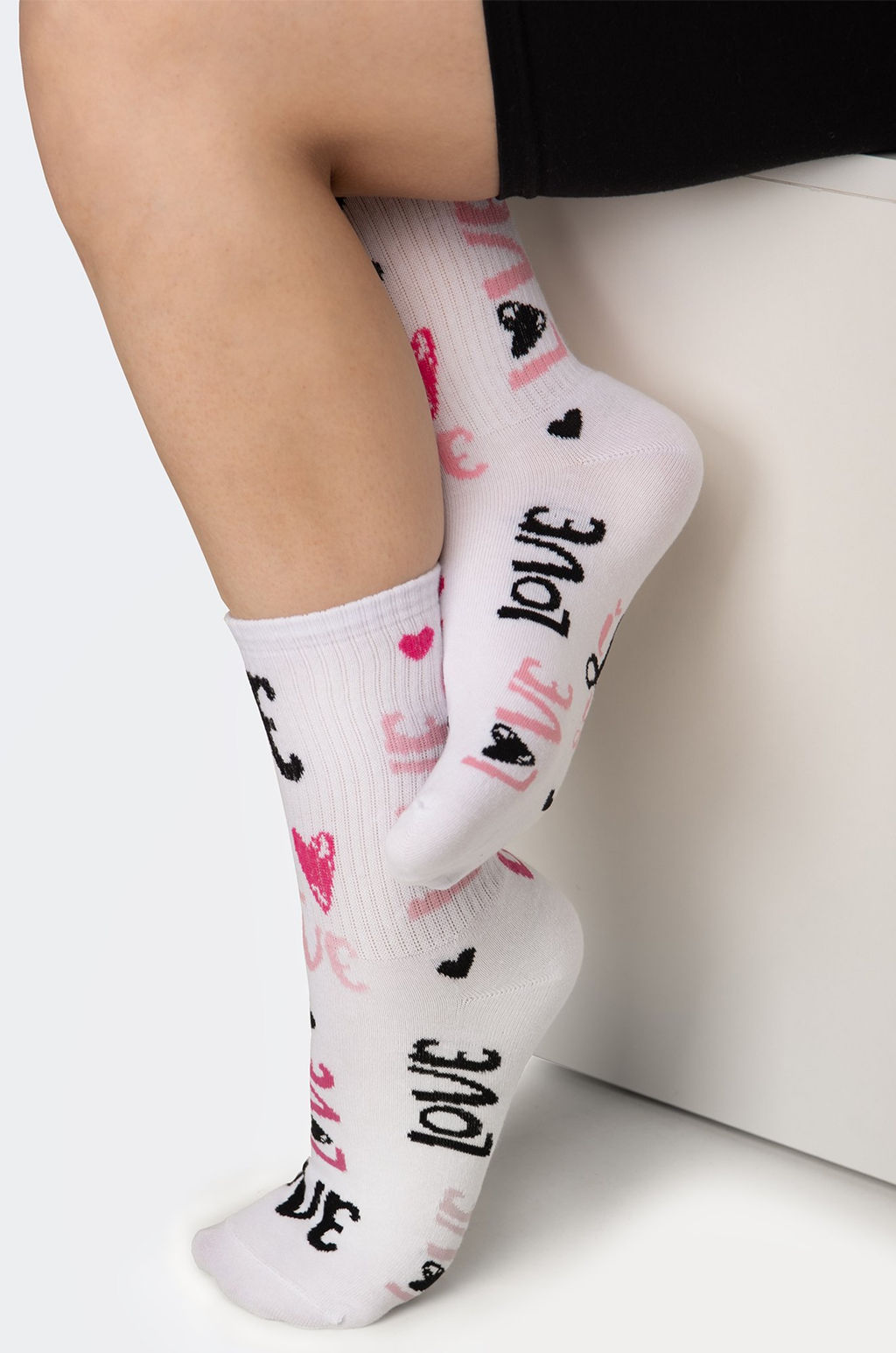 Женские носки из натурального хлопка Happy Fox  фото 6