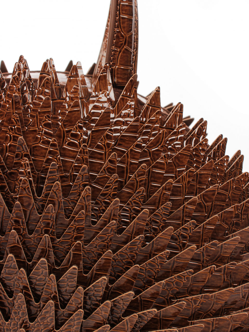 LACCOMA сумка ИГР25118-ежик-коричневый эко кожа хлопок  фото 3