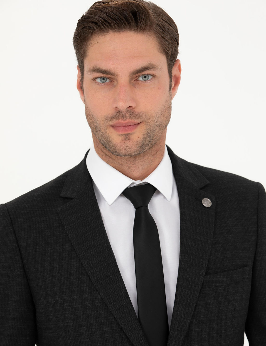 Antrasit Ex. Slim Fit Tak_m Elbise