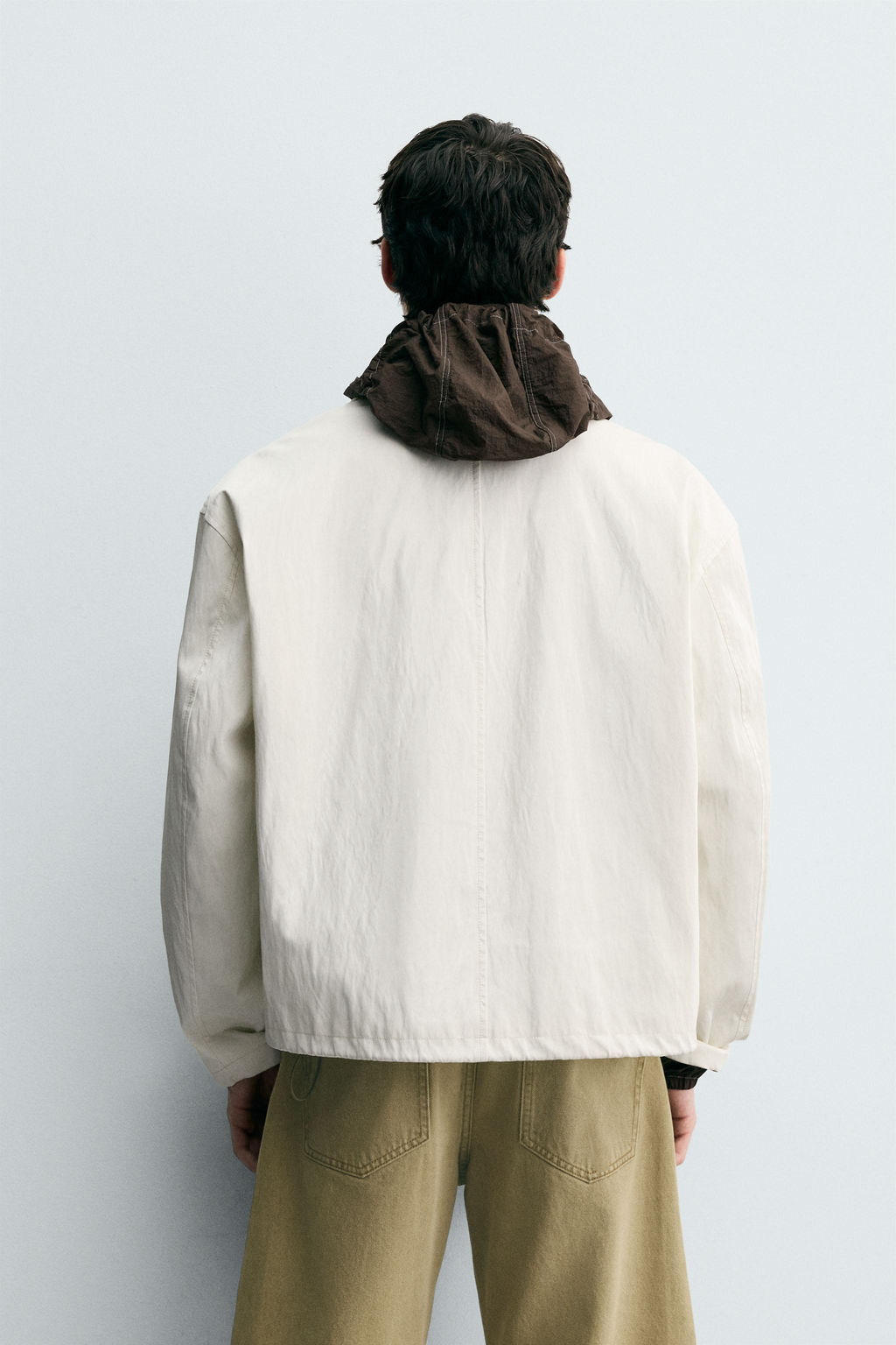 RELAXED FIT SHINY FINISH JACKET - Zara фото 3