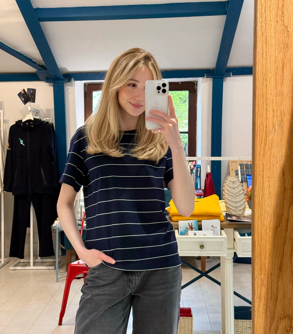 Футболка-тельняшка женская Blue - Captain's mate фото 4