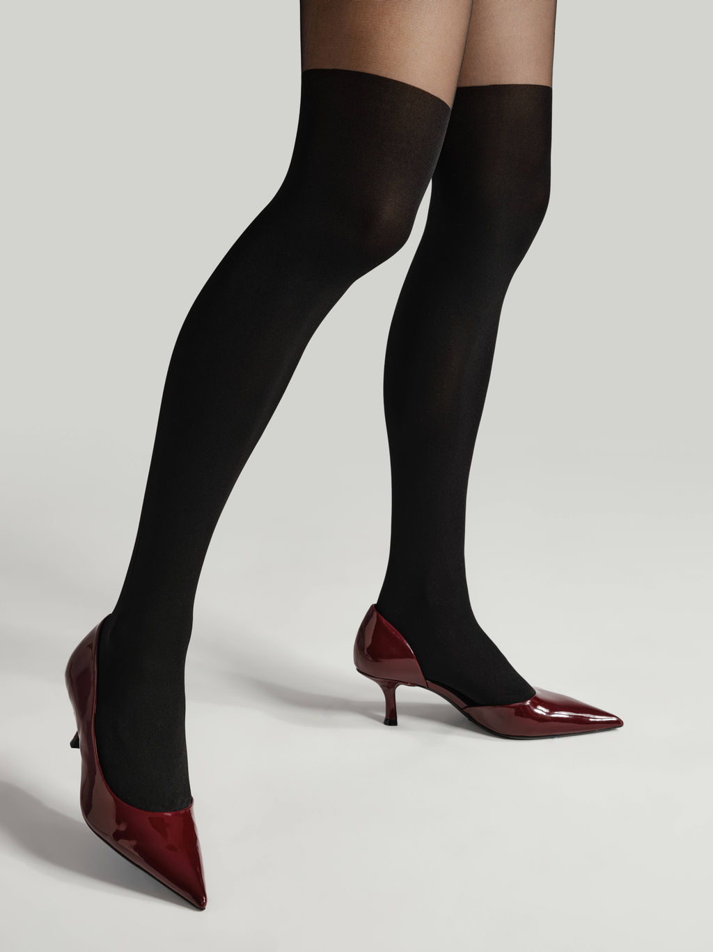 Колготки фантазийные CONTE Колготки с имитацией гольфинов JOY nero - Conte elegant фото 2