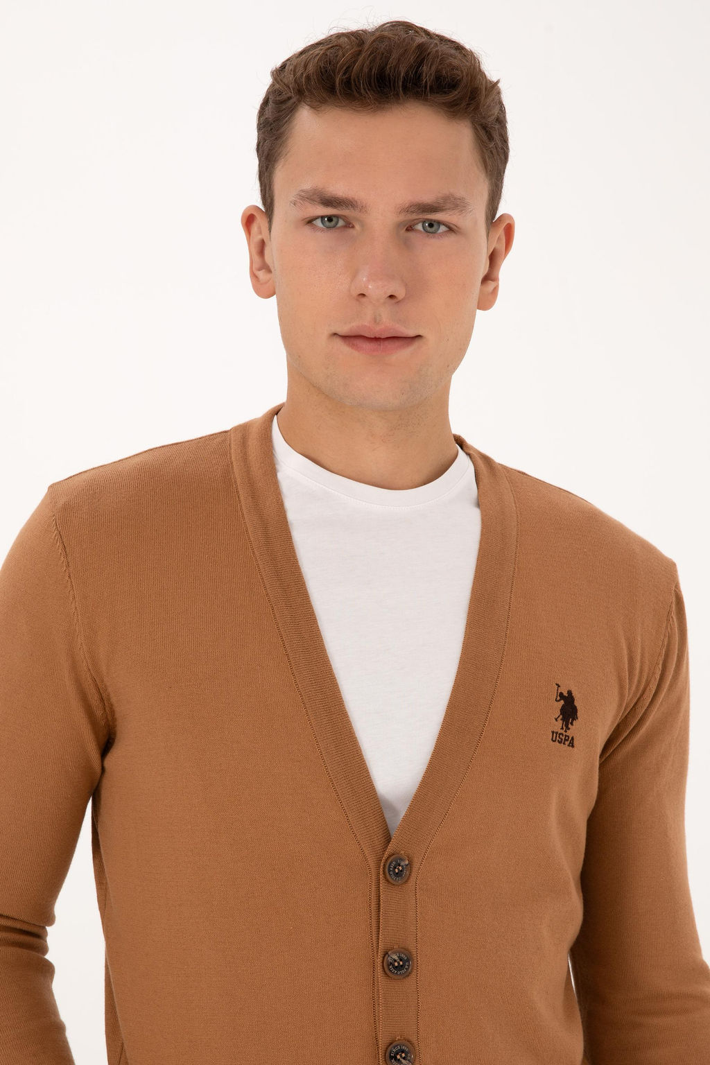 Erkek Camel Basic Triko H_rka