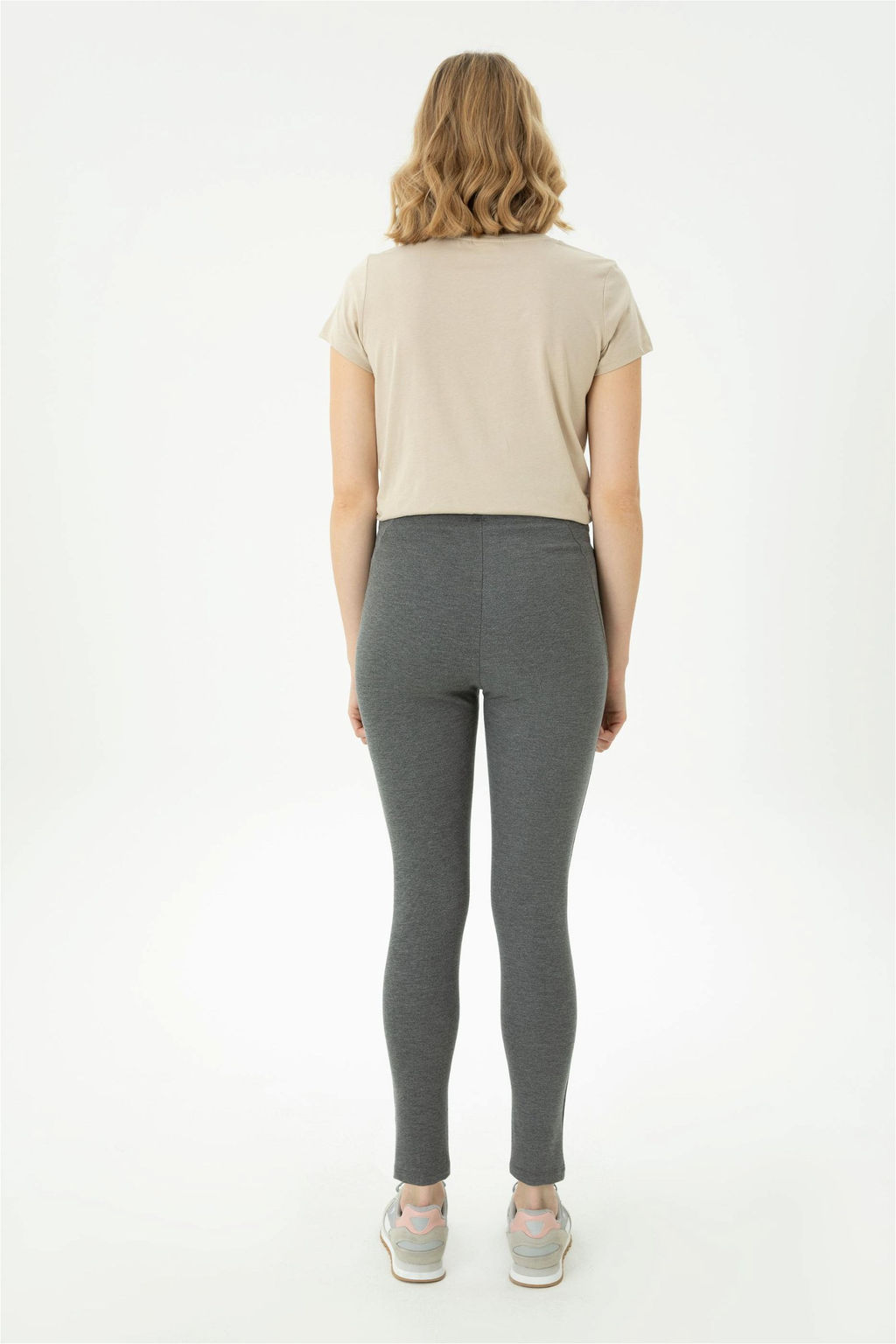 Женские спортивные штаны антрацитового меланжа Неожиданная скидка в корзине - U.s. polo assn фото 4