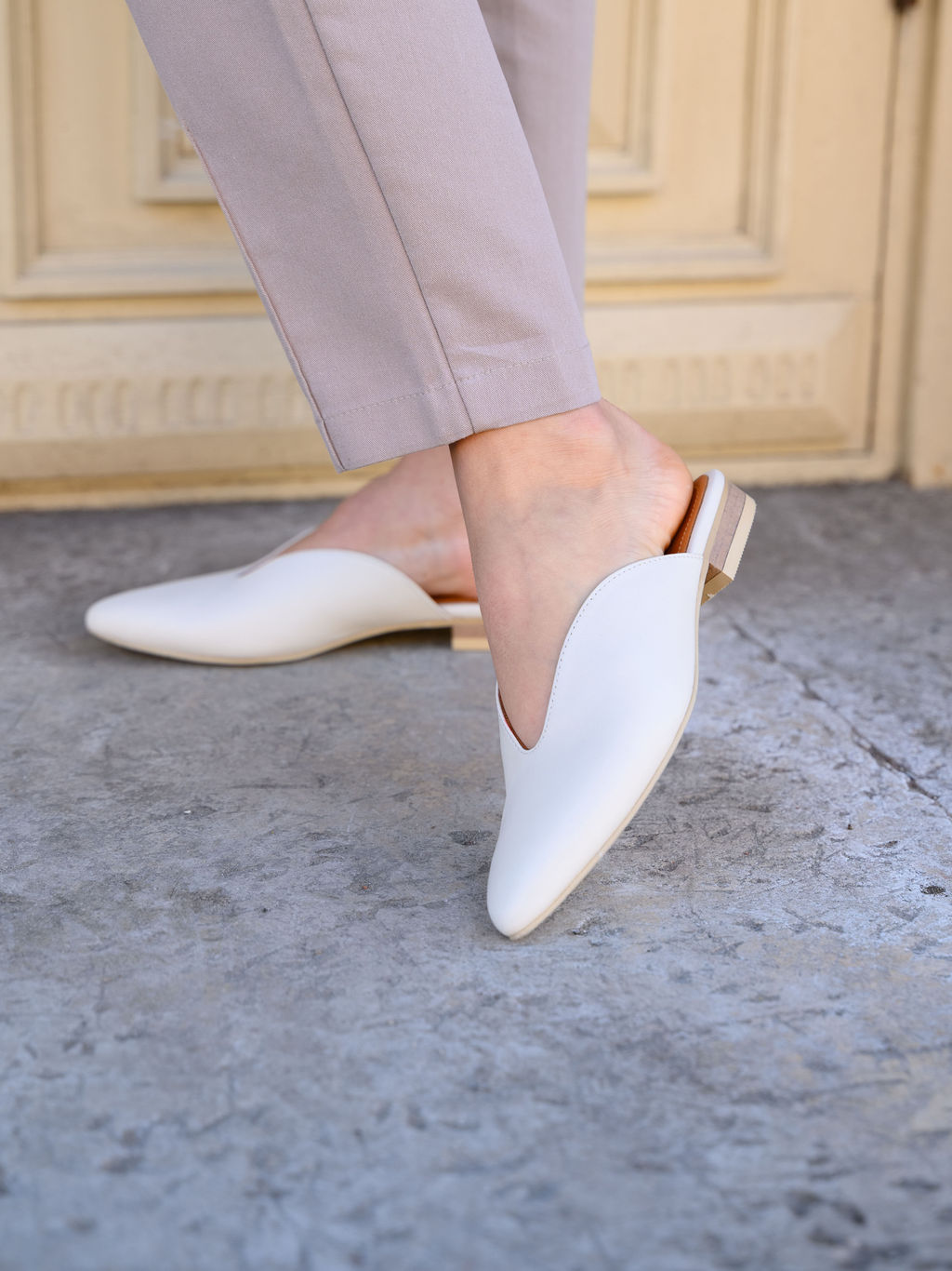 Мюли 1001.34104be.Бежевый стар