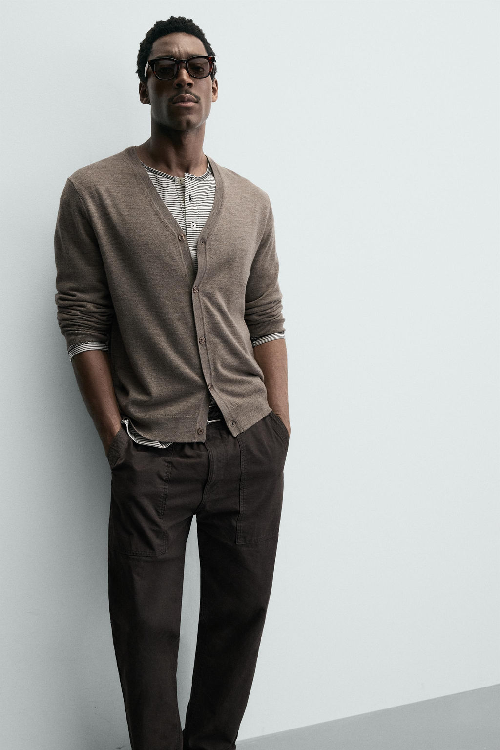 100% WOOL CARDIGAN - Zara фото 5