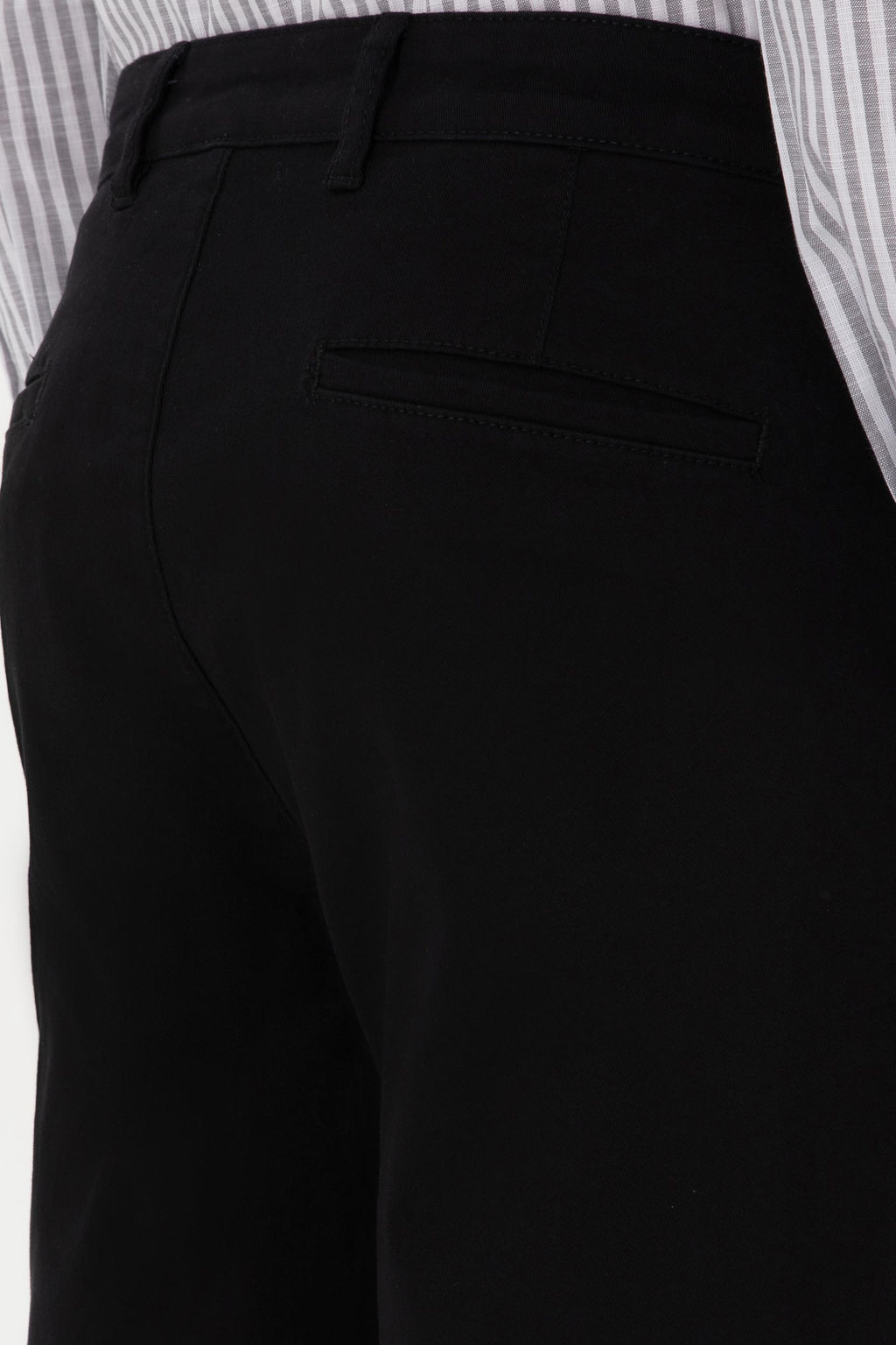Erkek Siyah Slim Fit Kanvas Pantolon